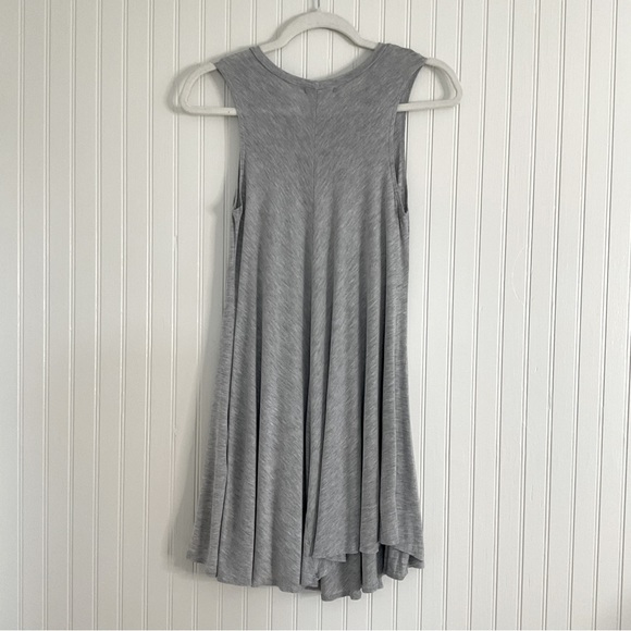 UO Silence + Noise Swingy Tank Dress Gray - Picture 4 of 7